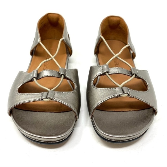 L'Amour des Pieds Darron Sandal Pewter Metallic - Picture 3 of 7